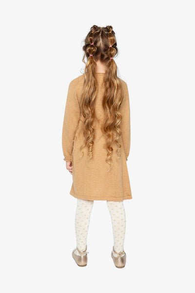Knitted Dress Brown Cinnamon - J20QT95_01160
