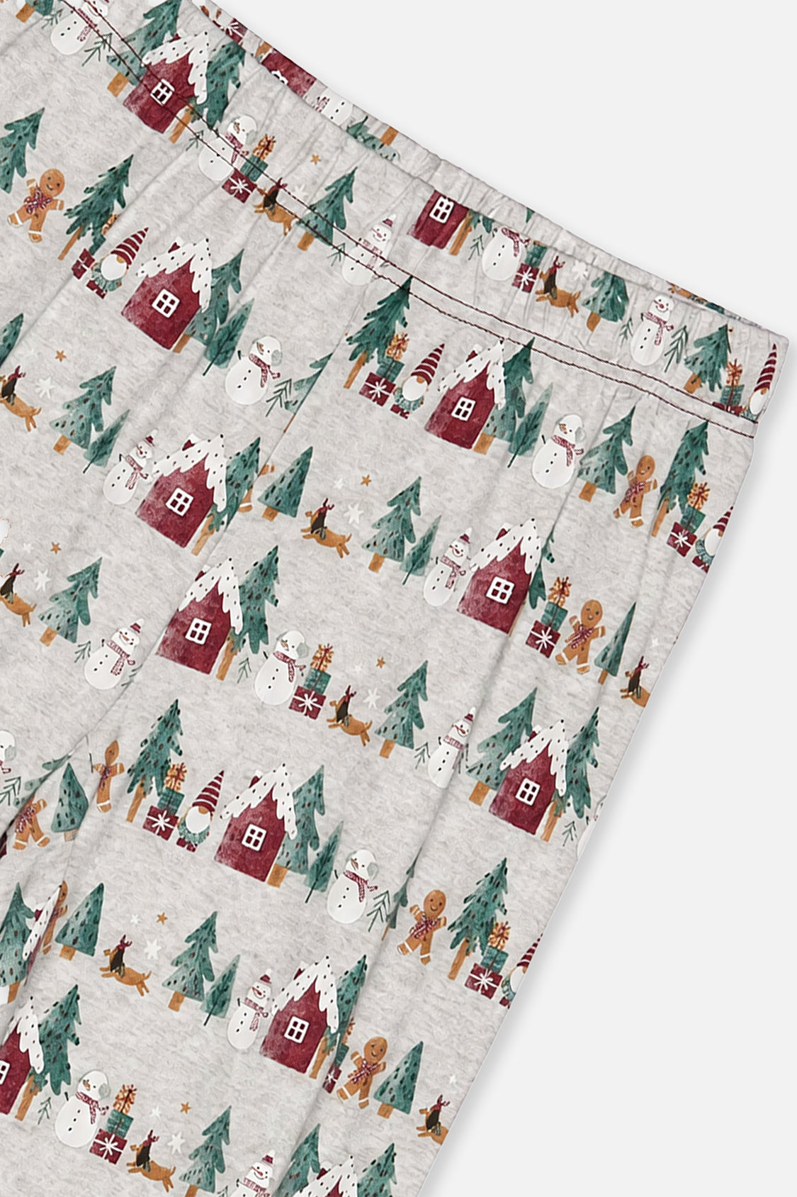 Men Two Piece Christmas Pajama Set Holiday Print