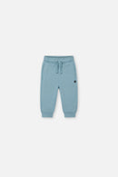Baby-Fleece-Sweathose in Blass-Türkis