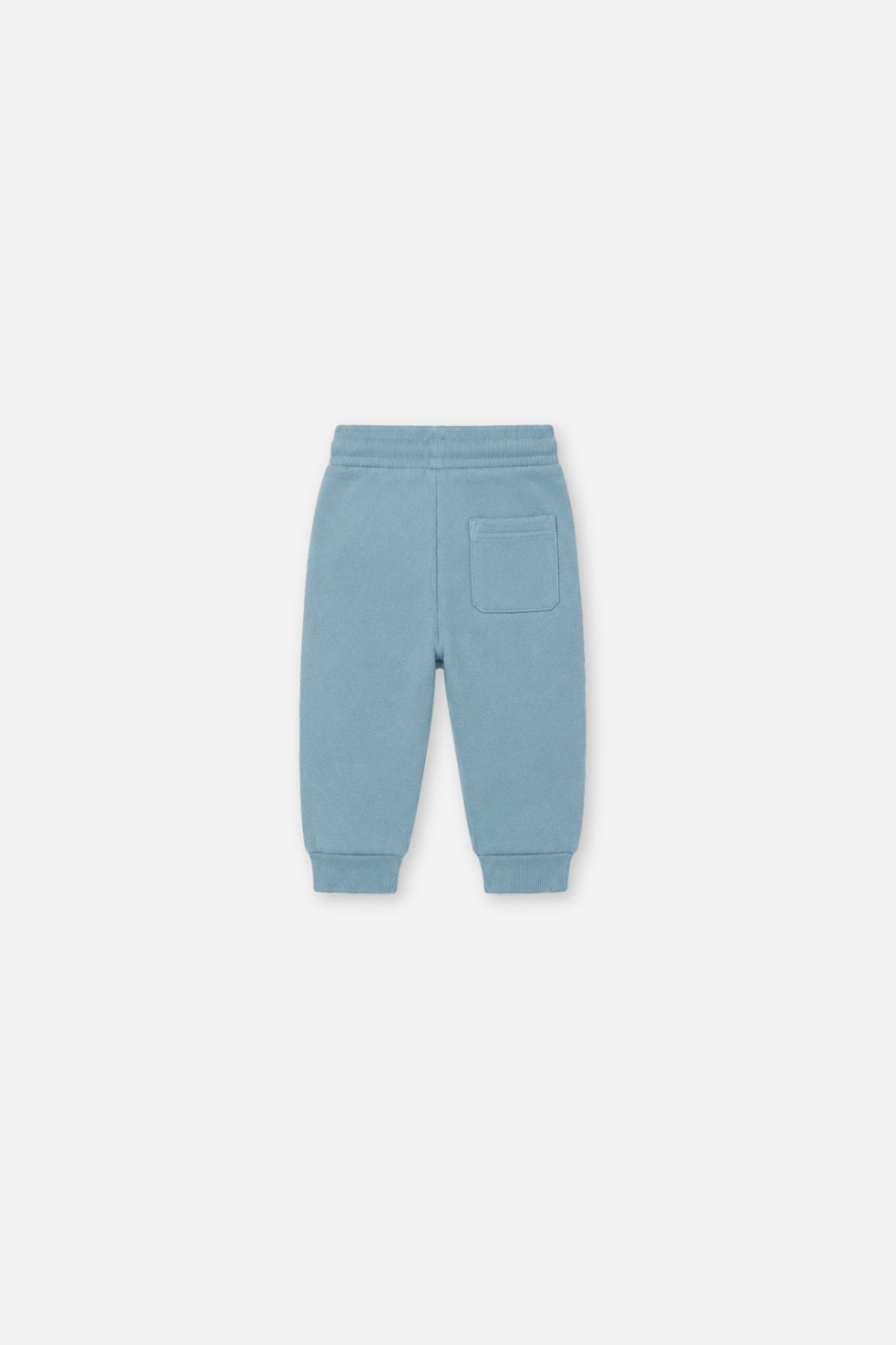 Baby-Fleece-Sweathose in Blass-Türkis