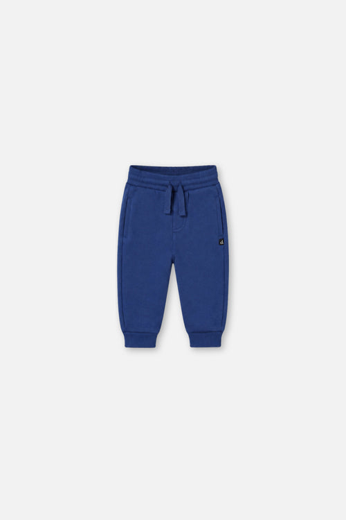 Pantalon de jogging en molleton bleu pour bébé