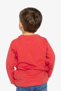 Baby Long Sleeve Organic Cotton T-Shirt Rose Orange - J20S70B_06540