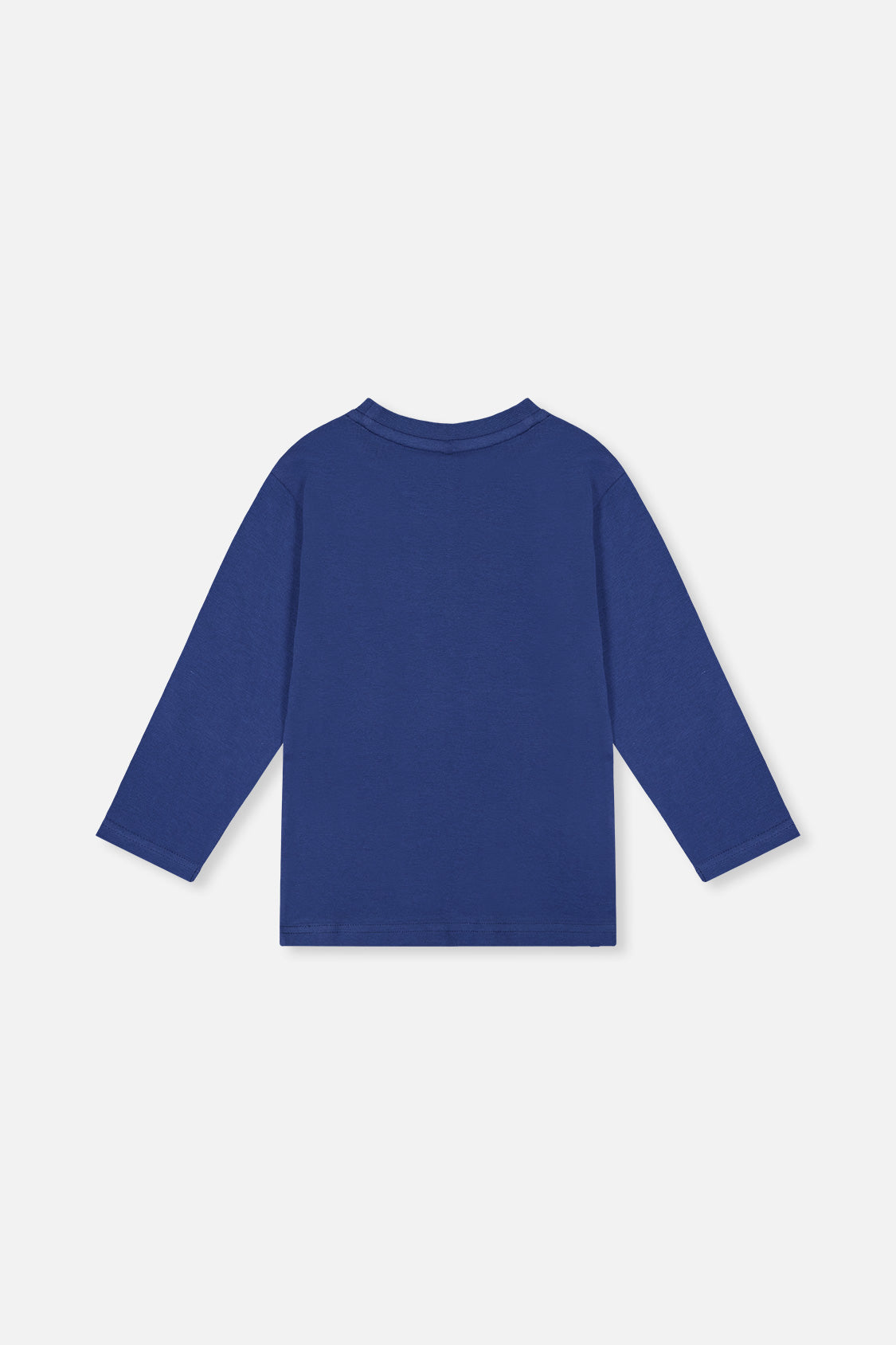 Long Sleeve Organic Cotton T-Shirt Blue - J20S70_04800