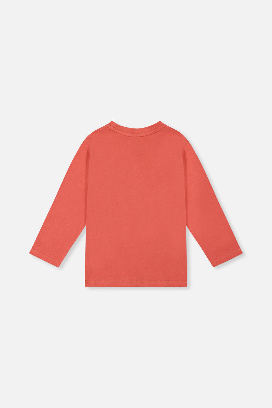 Long Sleeve Organic Cotton T-Shirt Rose Orange - J20S70_06540