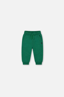 Grüne Fleece-Jogginghose für Babys