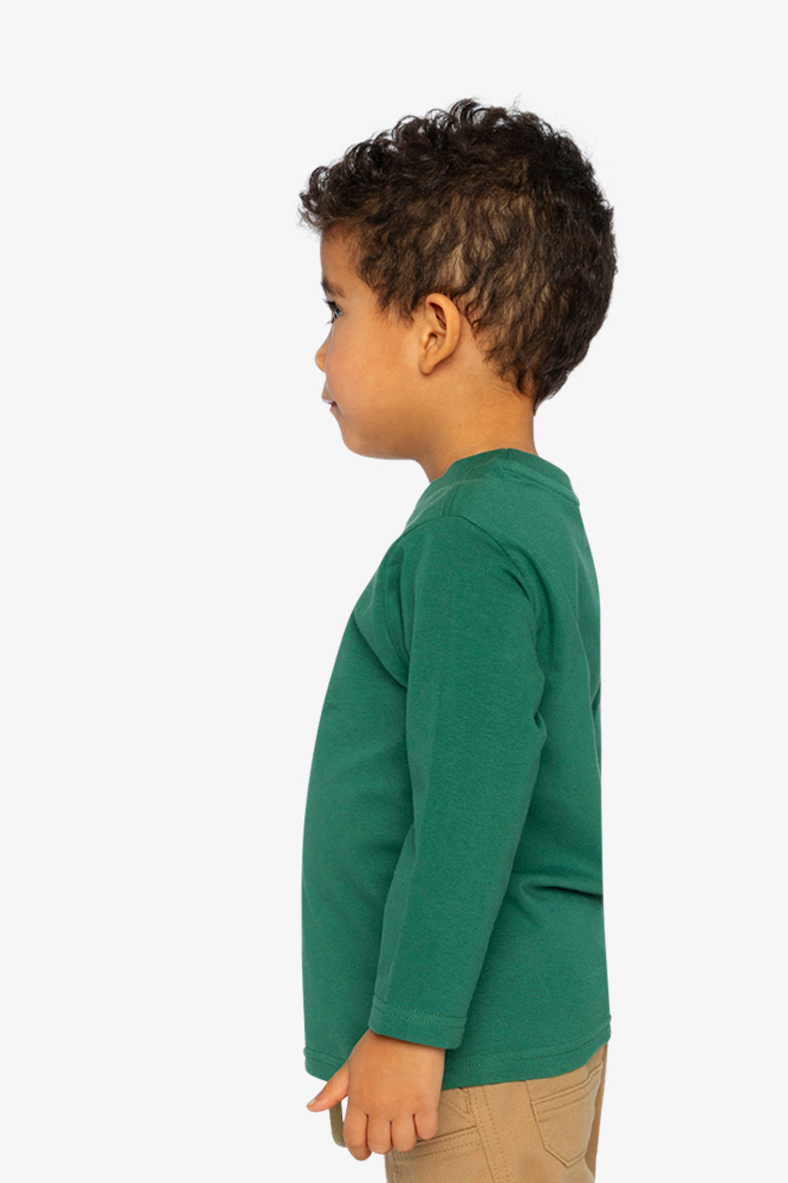 Baby Long Sleeve Organic Cotton T-Shirt Green - J20T70B_03016