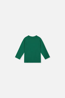 Baby Long Sleeve Organic Cotton T-Shirt Green