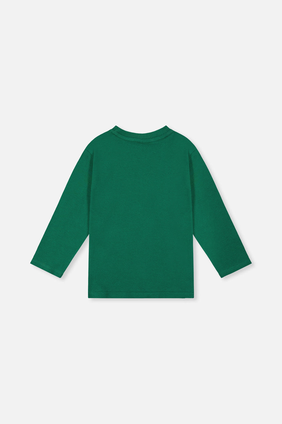Long Sleeve Organic Cotton T-Shirt Green - J20T70_03016