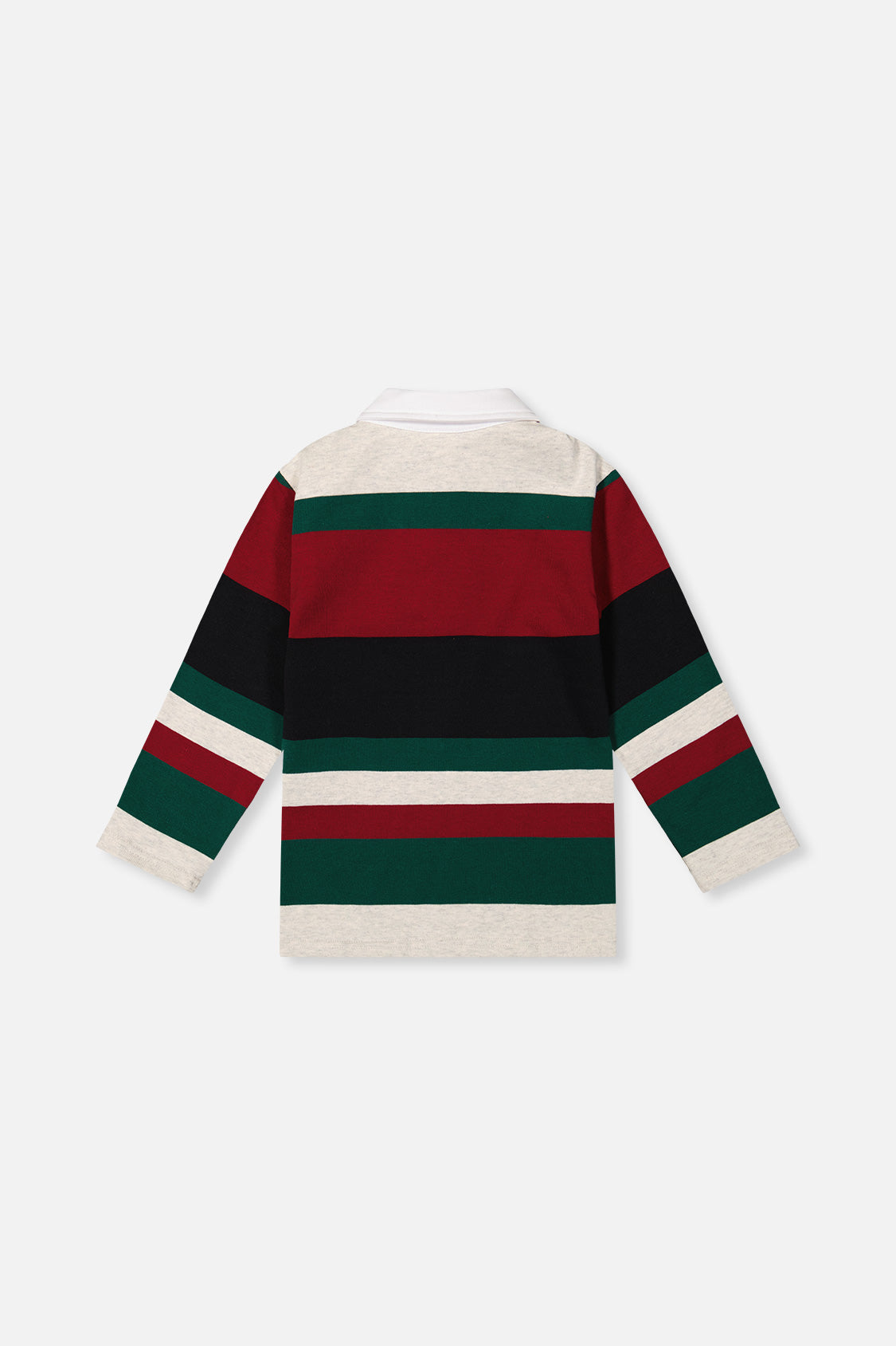 Polo Top Blue Striped Red, Green And Grey - J20U11_2J274