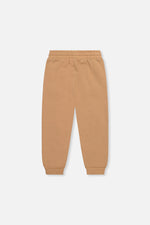 Fleece Sweatpants With Pockets Brown Tannin - J20U21_01780