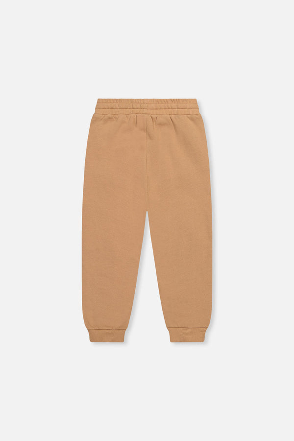 Fleece Sweatpants With Pockets Brown Tannin - J20U21_01780