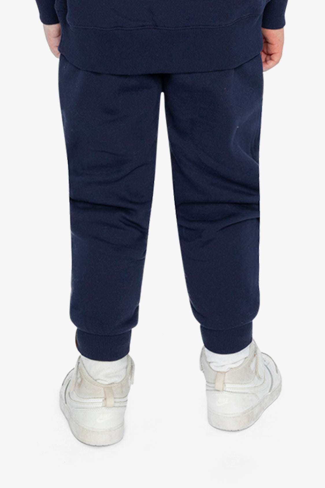 Fleece Sweatpants With Pockets Dark Blue - J20U21_04810