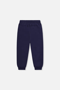 Fleece Sweatpants With Pockets Dark Blue - J20U21_04810