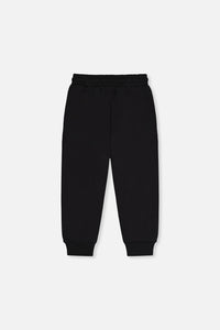 Fleece Sweatpants With Pockets Black - J20U21_09990