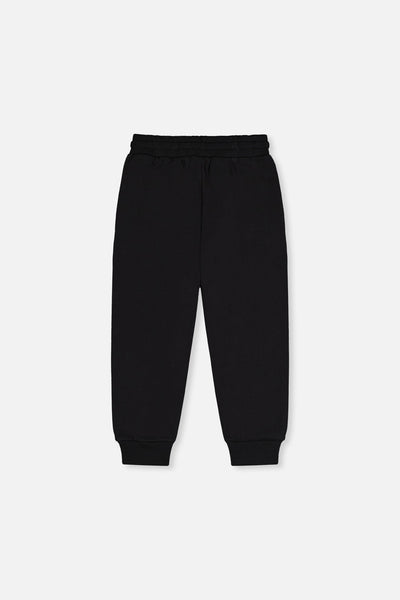 Fleece Sweatpants With Pockets Black - J20U21_09990