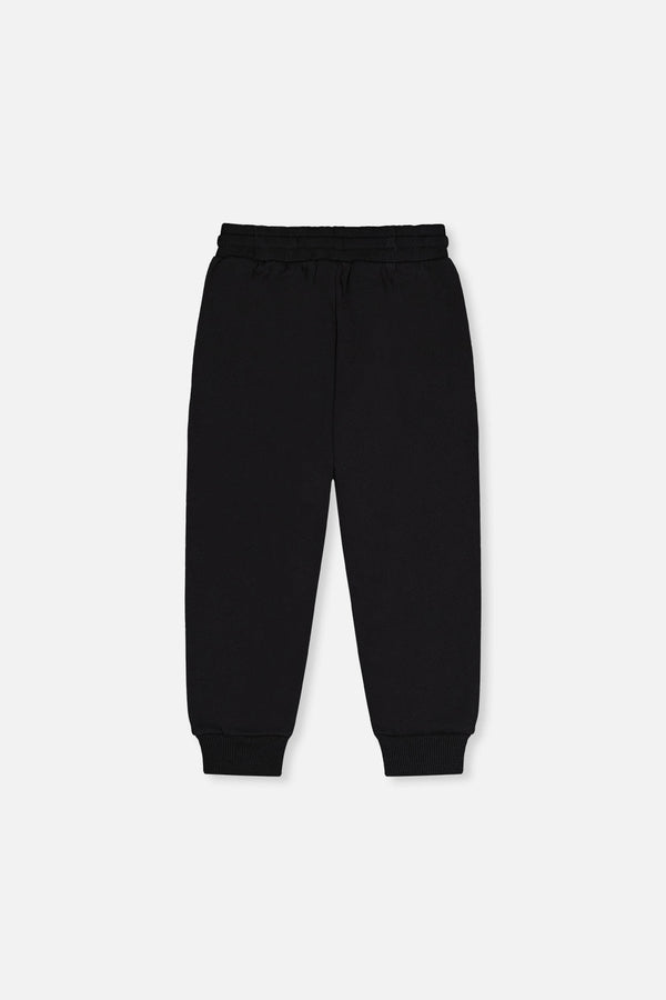 Fleece Sweatpants With Pockets Black - J20U21_09990