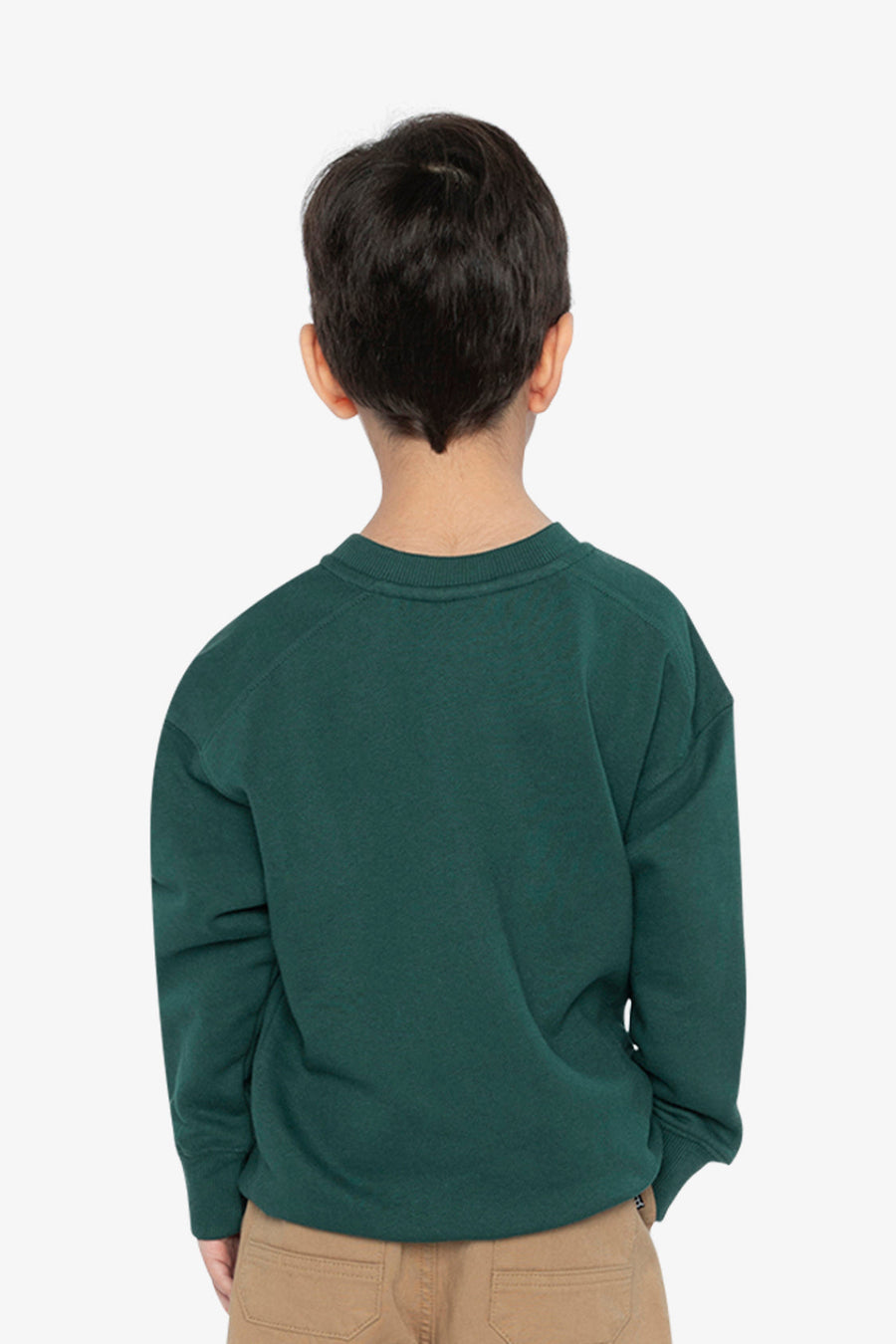 Fleece Sweatshirt Green Forest - J20U34_03930
