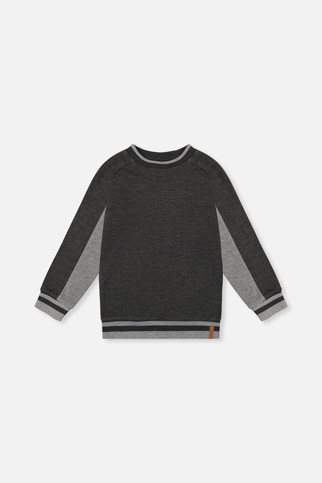 Flat Back Rib Sweatshirt Grey - J20U39_01970
