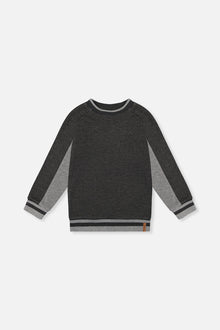 Flat Back Rib Sweatshirt Grey - J20U39_01970