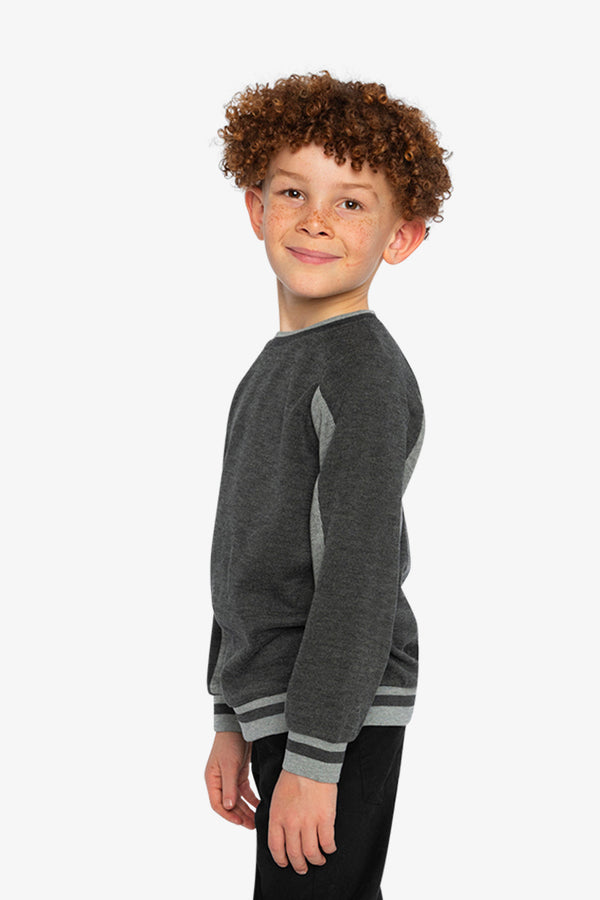 Flat Back Rib Sweatshirt Grey - J20U39_01970