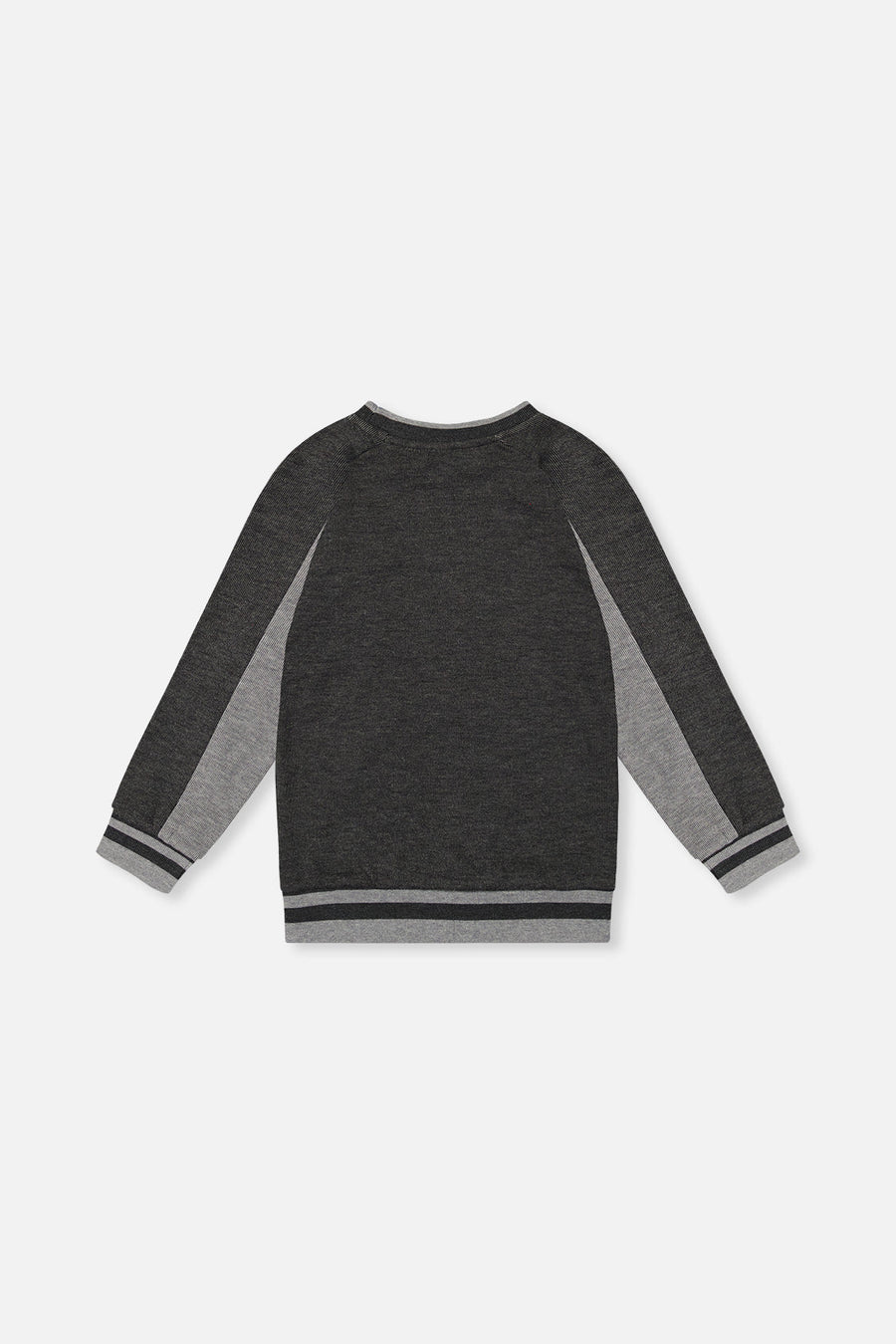 Flat Back Rib Sweatshirt Grey - J20U39_01970