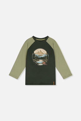Raglan T-Shirt Dark Turquoise - J20U69_03014