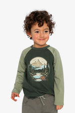 Raglan T-Shirt Dark Turquoise - J20U69_03014