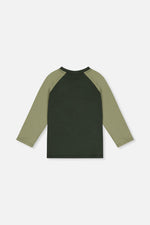 Raglan T-Shirt Dark Turquoise - J20U69_03014