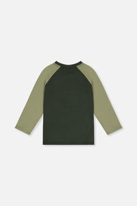 Raglan T-Shirt Dark Turquoise - J20U69_03014