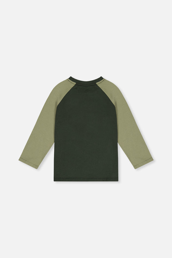 Raglan T-Shirt Dark Turquoise - J20U69_03014