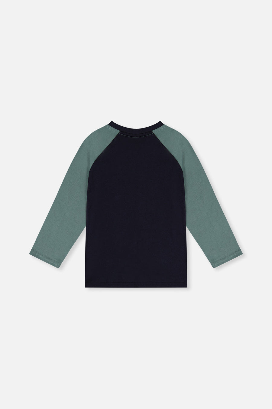 Raglan T-Shirt Dark Blue And Green - J20U69_04810