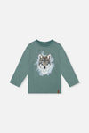 Long Sleeve T-Shirt Turquoise - J20U71_03750