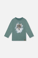 Long Sleeve T-Shirt Turquoise - J20U71_03750