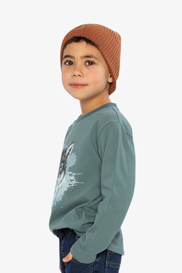 Long Sleeve T-Shirt Turquoise - J20U71_03750