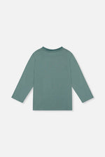Long Sleeve T-Shirt Turquoise - J20U71_03750