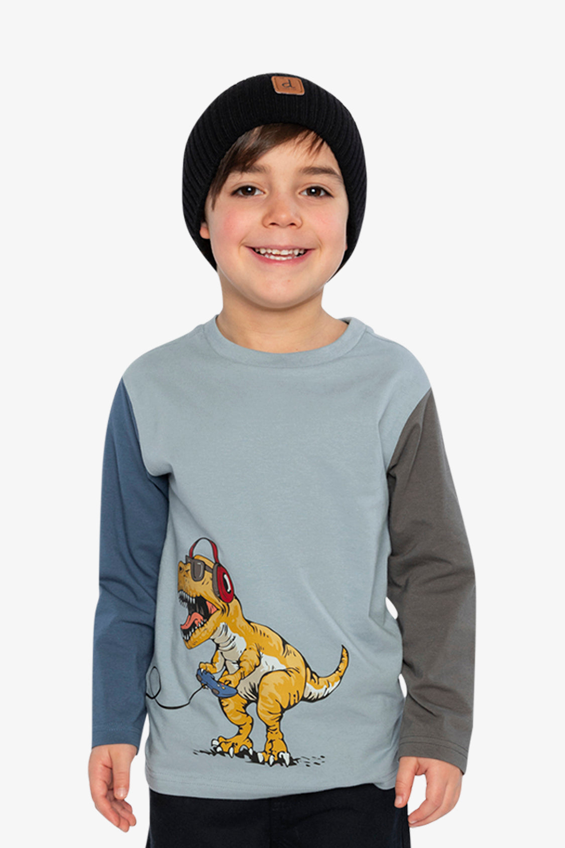 Long Sleeve Organic Cotton T-Shirt Sky Blue - J20U74_04015