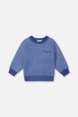Knit Sweater Blue - J20UT76_2J282