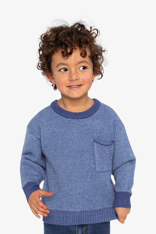 Knit Sweater Blue - J20UT76_2J282