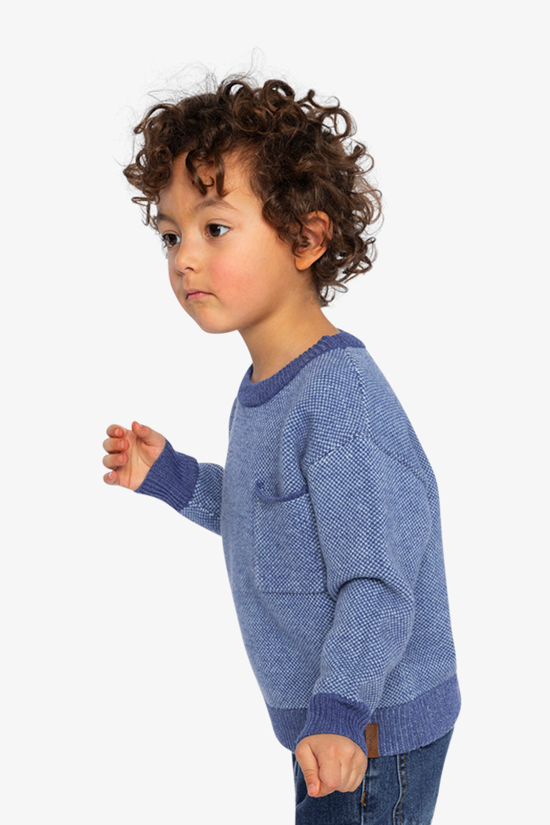 Knit Sweater Blue - J20UT76_2J282
