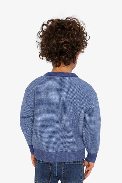 Knit Sweater Blue - J20UT76_2J282