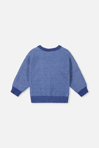Knit Sweater Blue - J20UT76_2J282