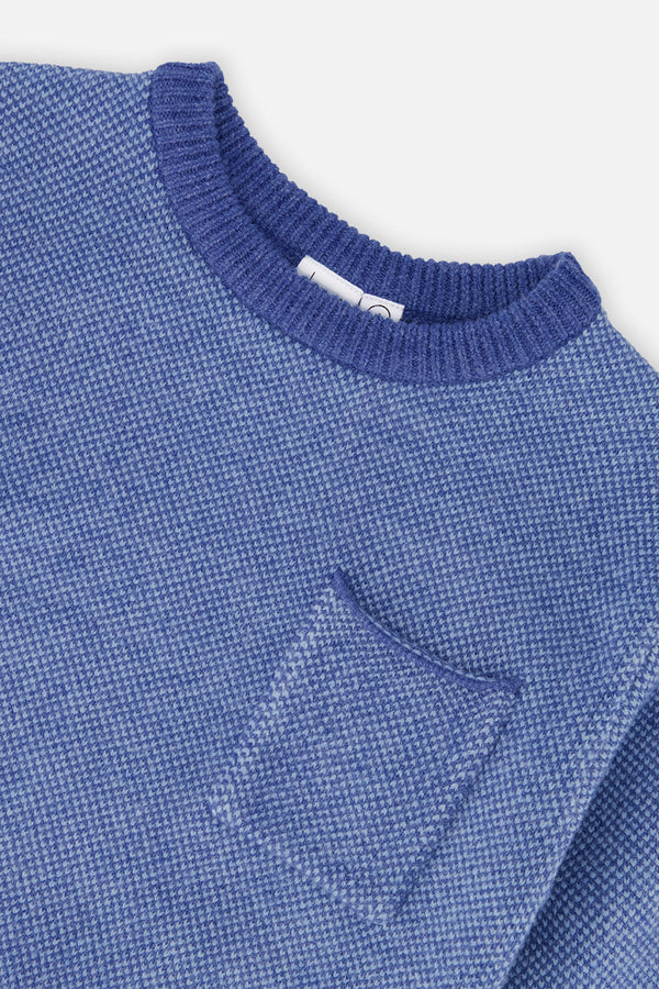 Knit Sweater Blue - J20UT76_2J282