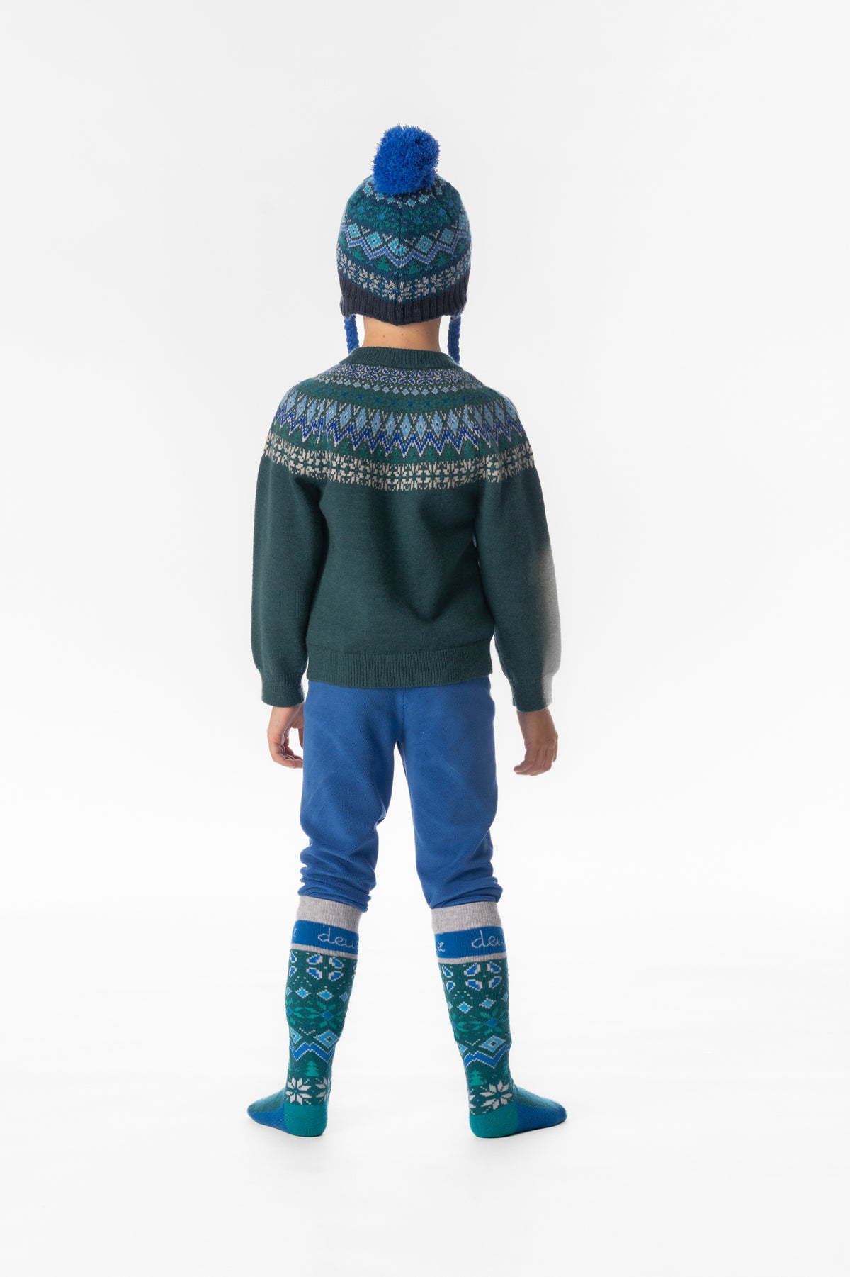 Thermo-Leggings für Unterwäsche Blau