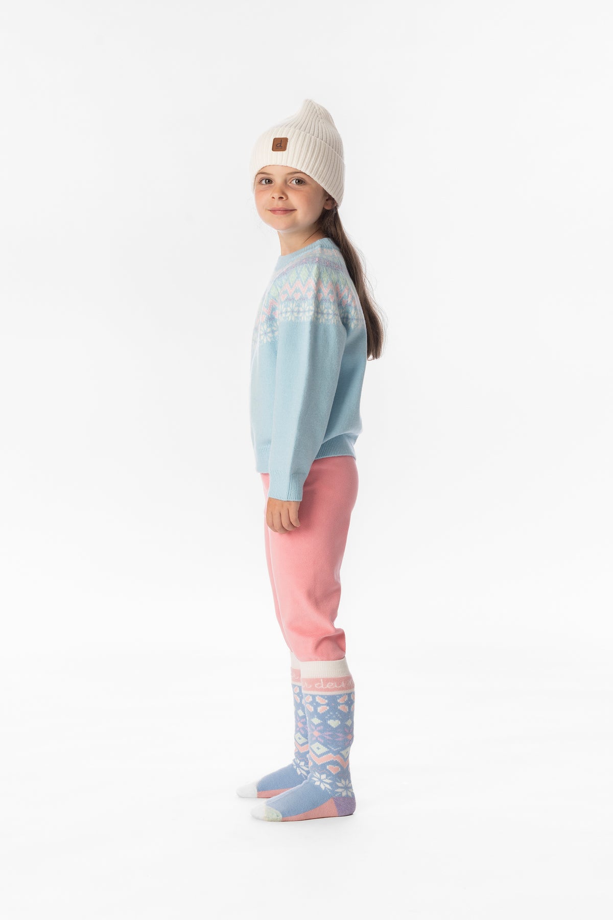 Thermo-Leggings für Unterwäsche Hellrosa