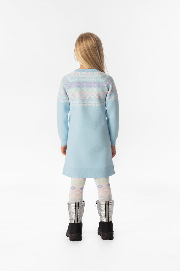 Strickkleid Hellblau