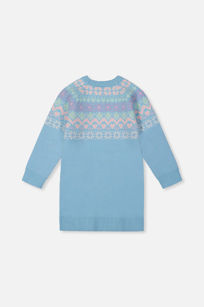 Strickkleid Hellblau