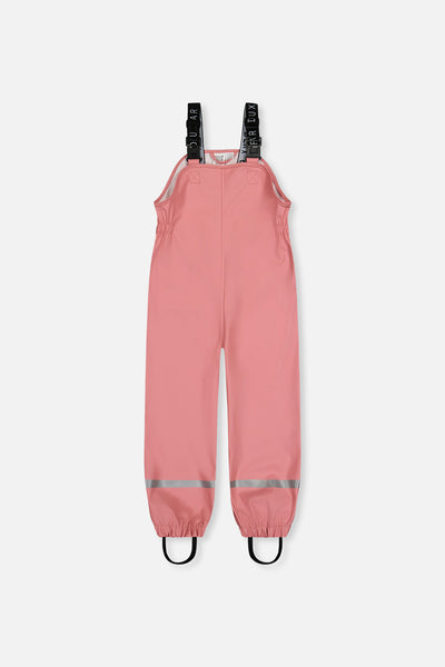 Salopette de pluie rose