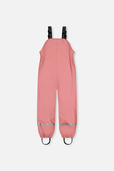 Salopette de pluie rose