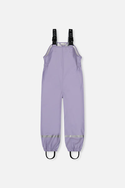 Salopette de pluie mauve