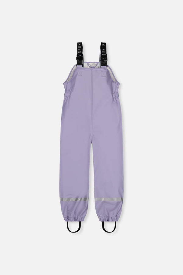 Salopette de pluie mauve